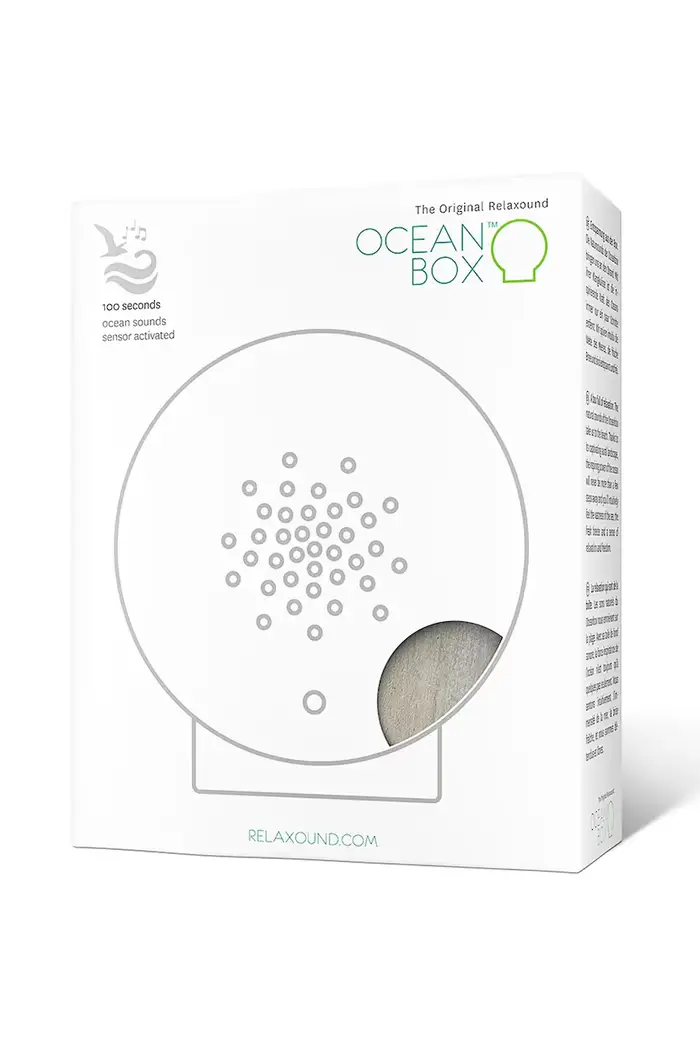 un cottage con i suoni rilassanti della natura Oceanbox 5 x 11 x 11,5 cm Grigio miniatura 4