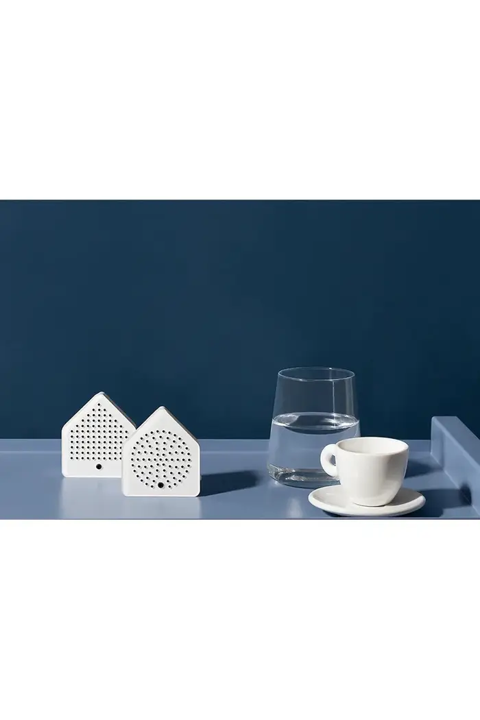 un cottage con i suoni rilassanti della natura Zirpybox 3,5 x 6,9 x 7,5 cm pacco da 2 Bianco miniatura 5