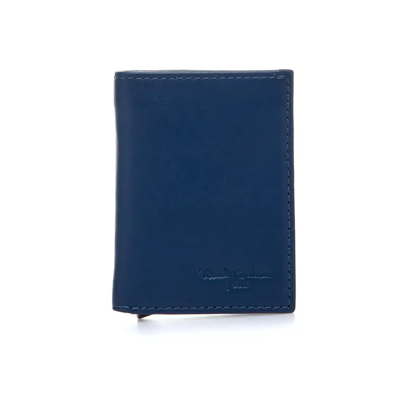 RENATO BALESTRA Portafoglio blu da uomo blu con portacarte rigido