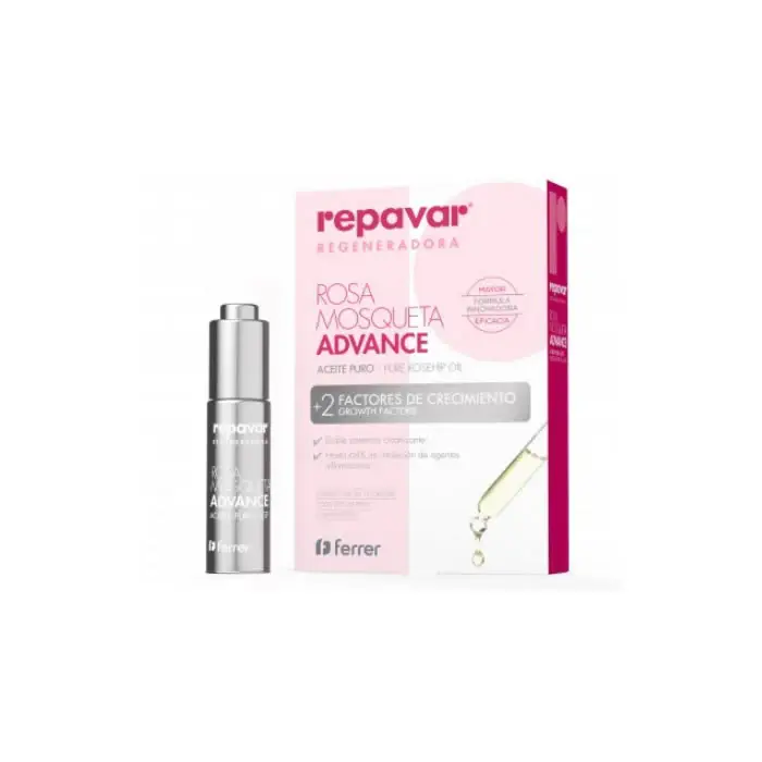Repavar Olio Puro di Rosa canina rigenerante 15 ml
