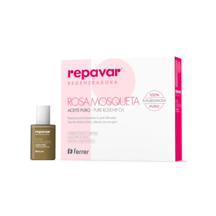 Repavar Rigenera Olio di Rosa Mosqueta Puro 15 ml