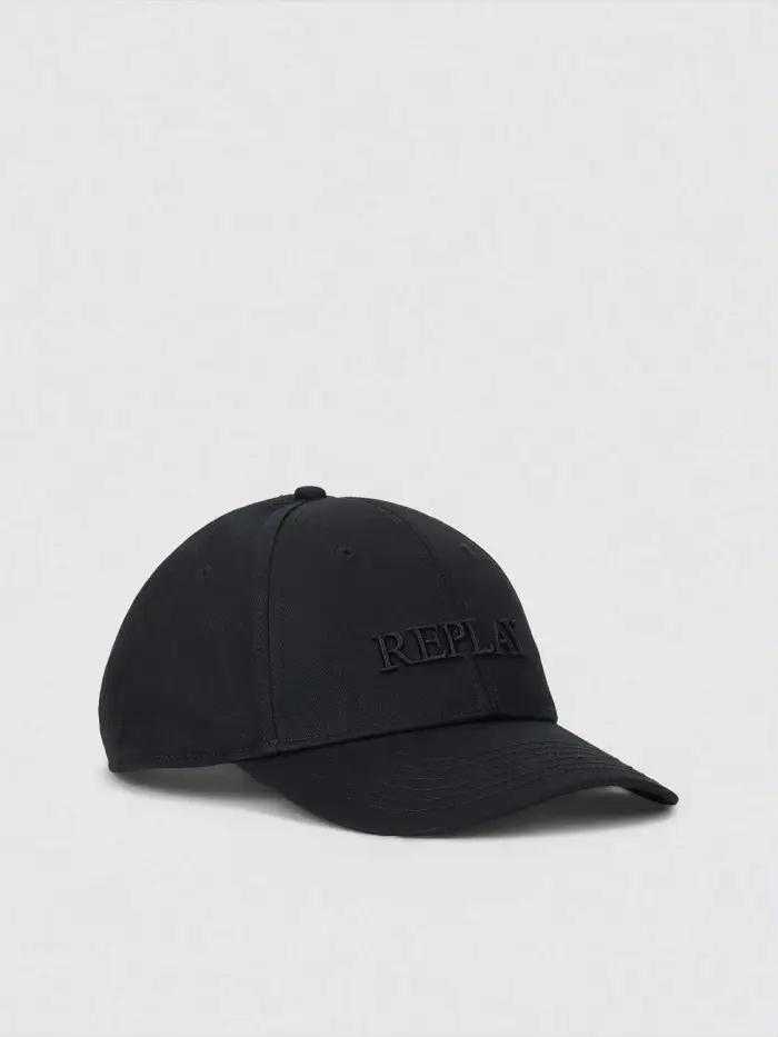 Replay Cappello Con Logo Ricamato