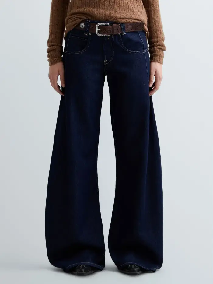 Jeans Barrel Fit Hallebee Nero