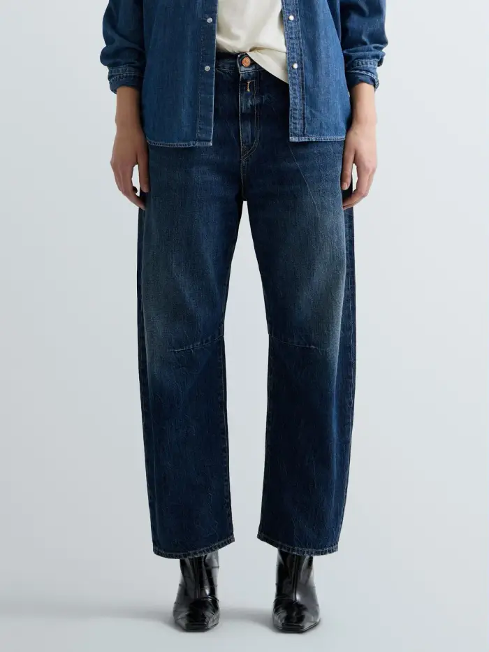 Jeans Barrel Fit Janie Nero
