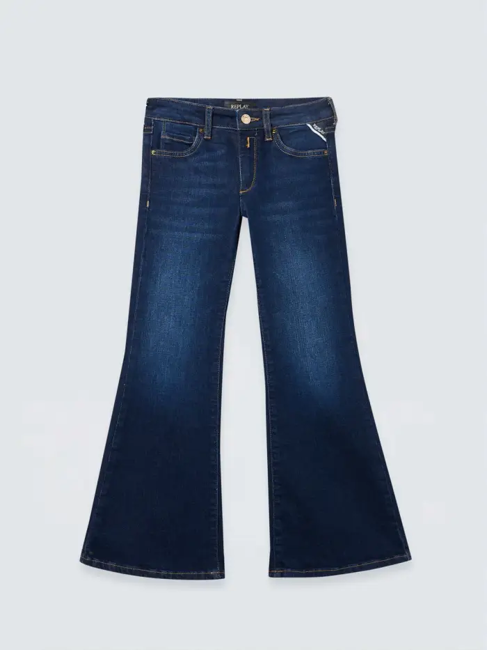 Jeans Bootcut Flare Fit Avry Blu Scuro