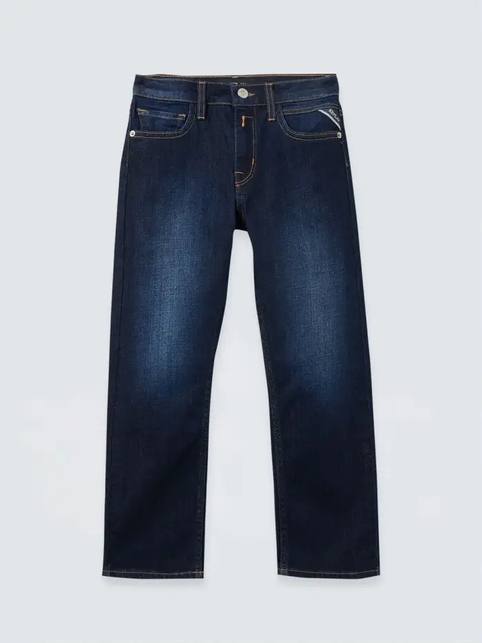 Jeans Boy Fit Thad Blu Scuro