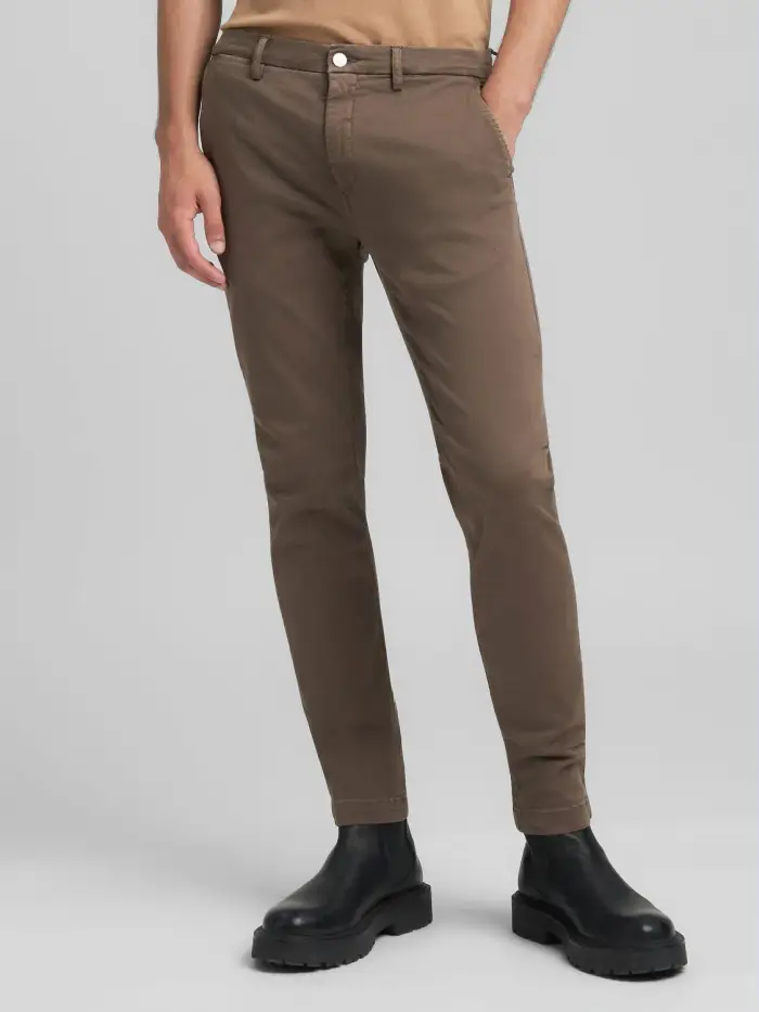 Replay Jeans Chino Slim Fit Zeumar Marrone
