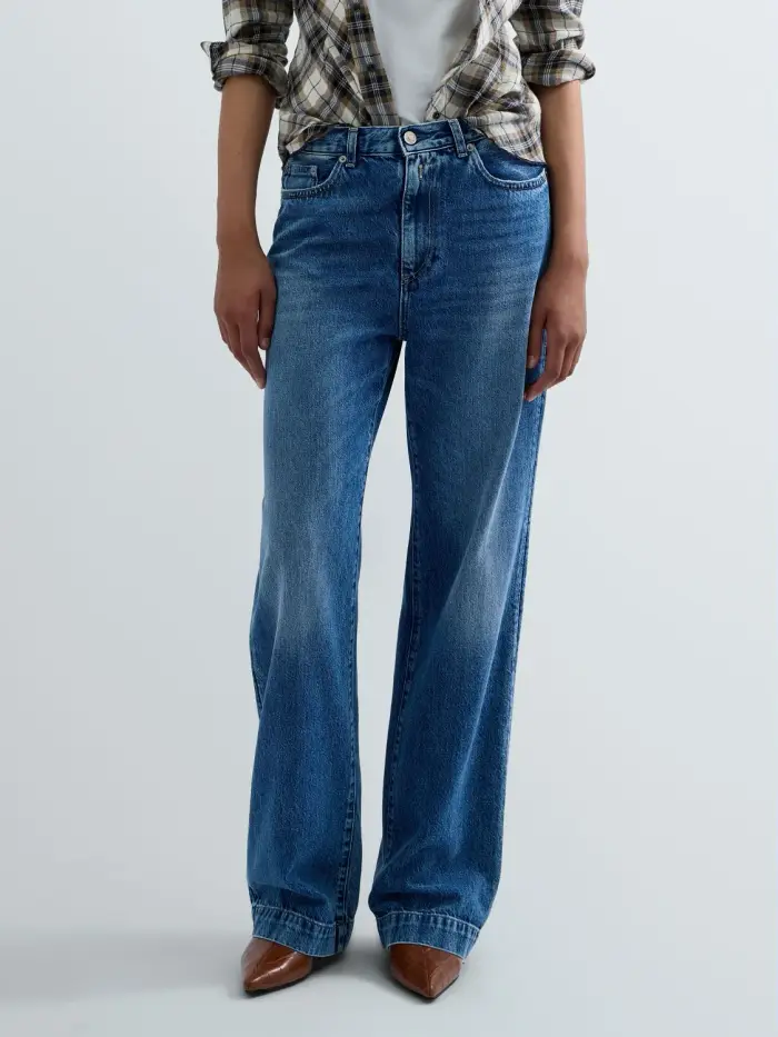 Jeans Relaxed Fit Melja Blu Scuro