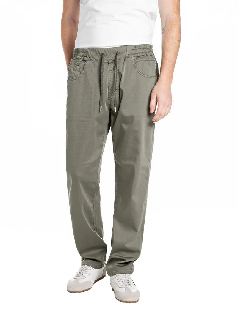 replay pantalone jogger lanny da uomo - verde