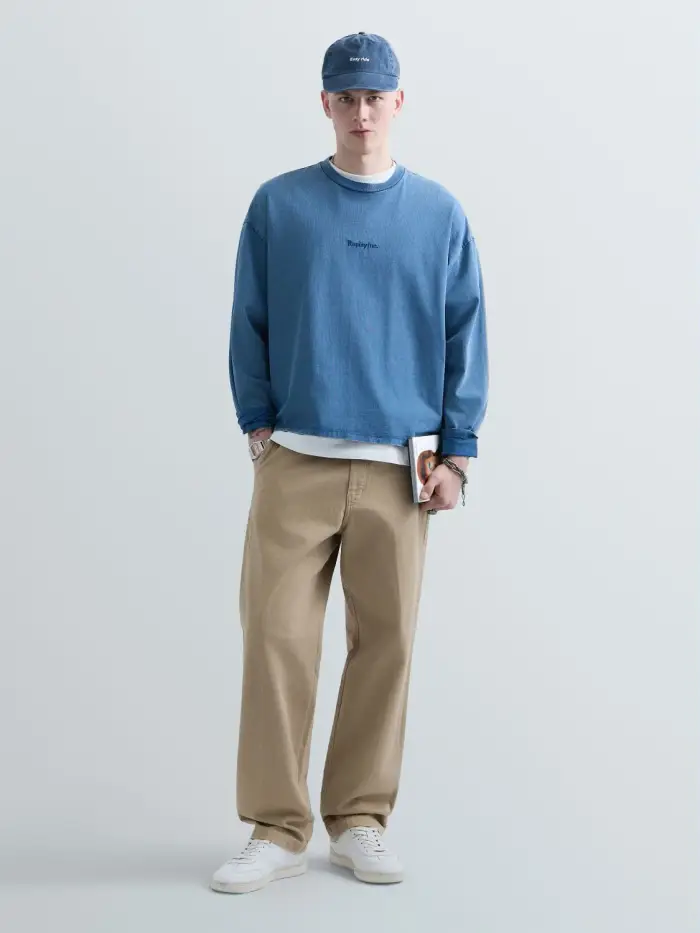 Script Long-sleeved T-shirt Unisex Replay Inc