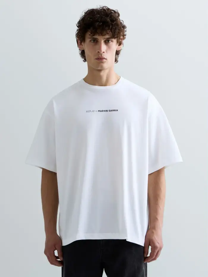 Replay T-shirt Con Logo E Scritte X Martin Garrix Bianco