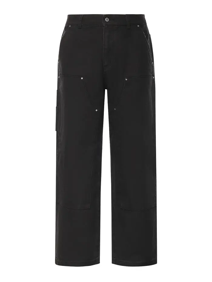 Represent Pantaloni da lavoro in cotone Nero