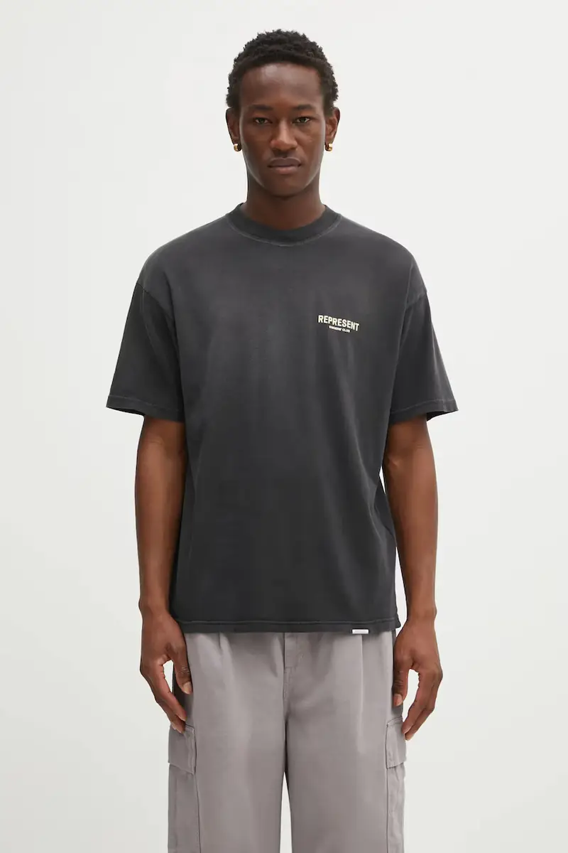 Represent T-shirt Uomo Nero 3487957