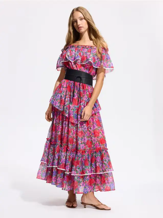 Abito con motivo originale - multicolore