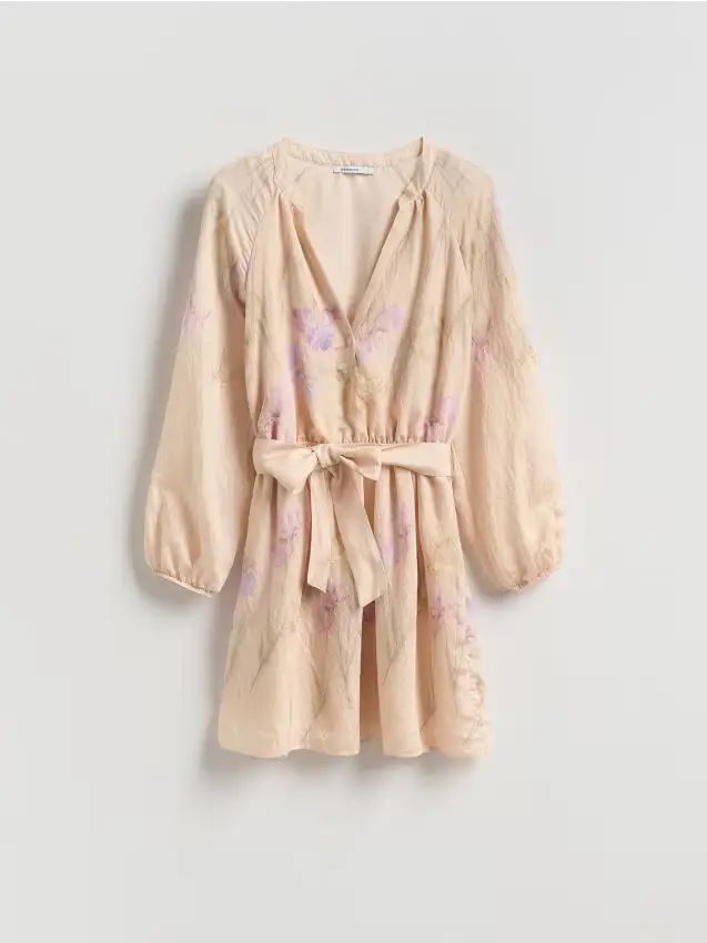 Reserved Abito mini in modal - nude