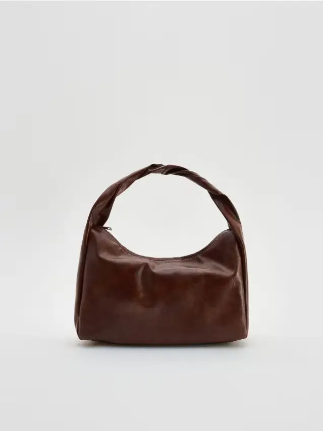 Borsa in eco pelle - marrone dorato