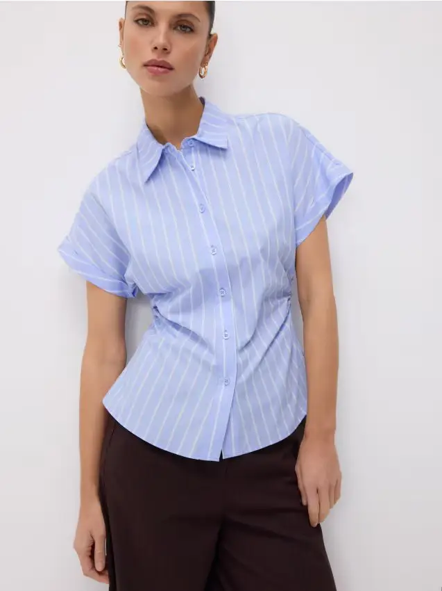 Reserved Camicia aderente in cotone - multicolore