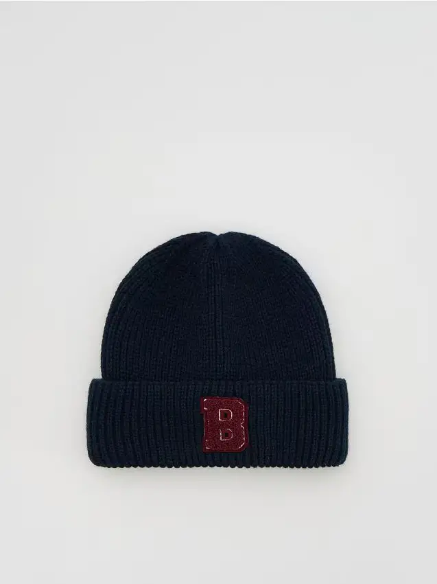 Reserved Cappello con patch - blu scuro