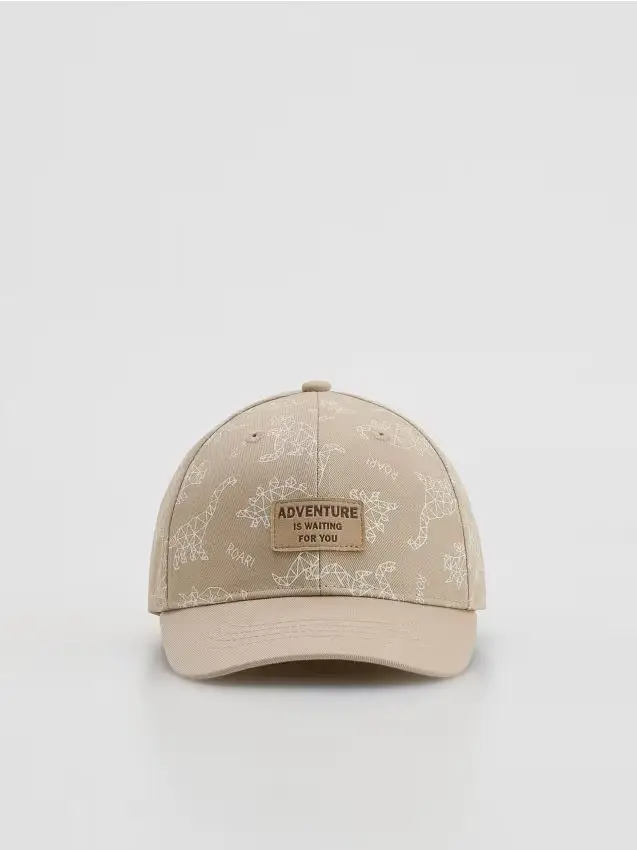 Cappello con visiera - caffè