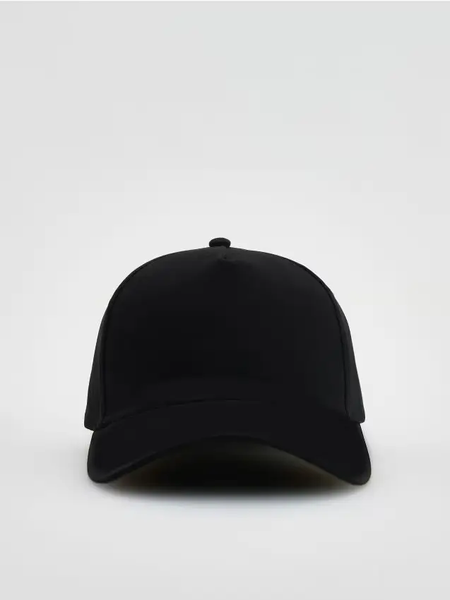 Cappello con visiera - nero