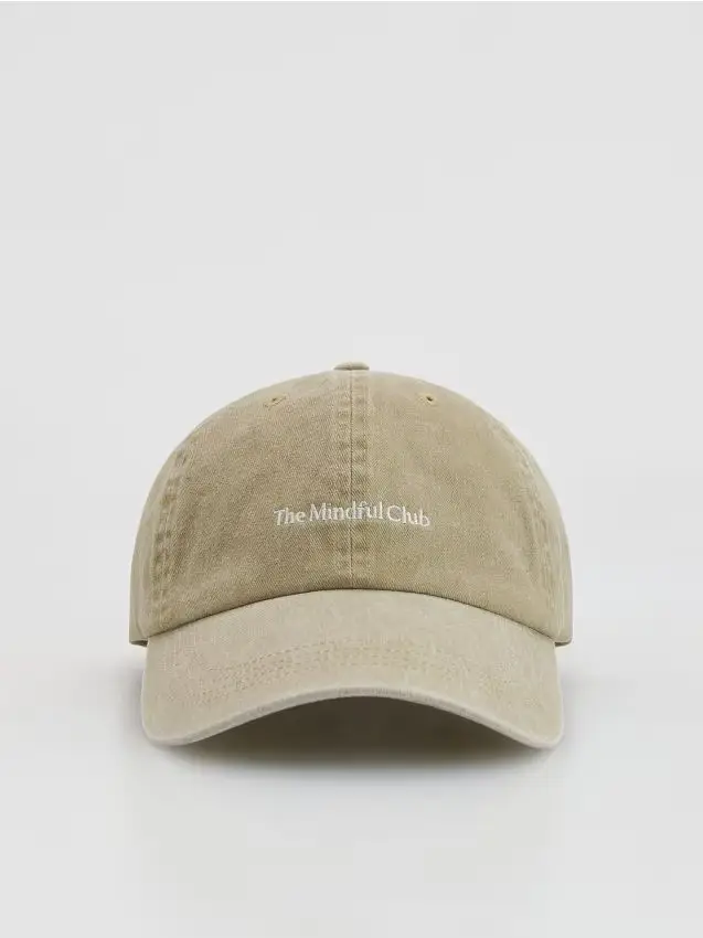 Reserved Cappello con visiera - senape