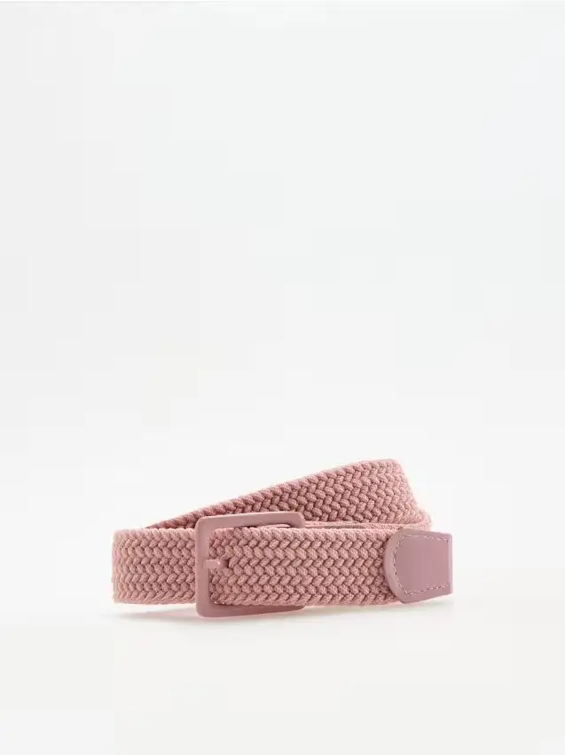 Cintura intrecciata - rosa cipria