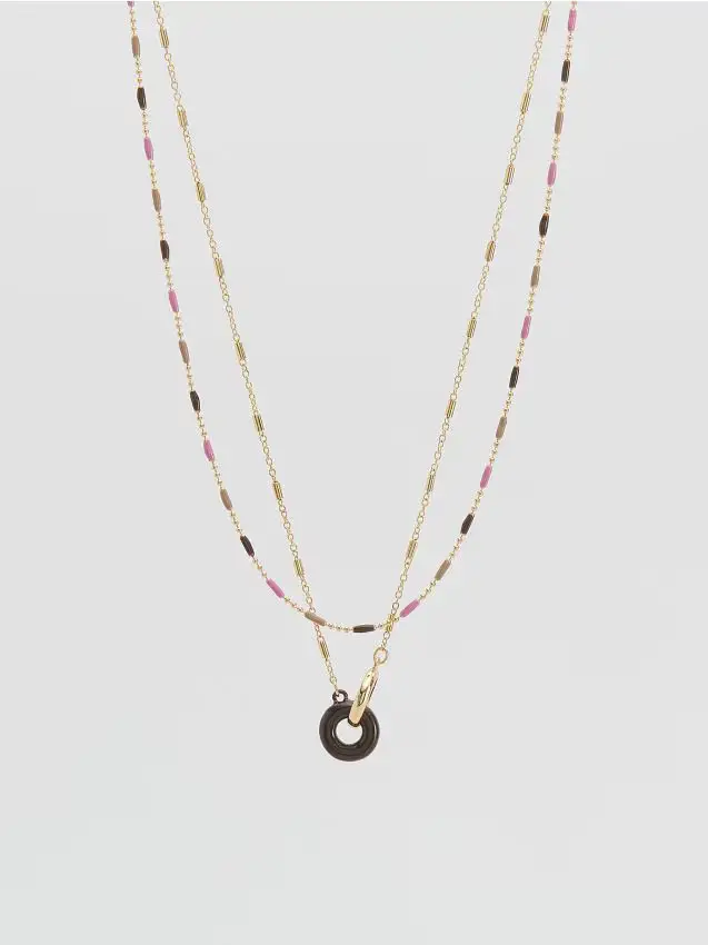 Reserved Collana con ciondolo - multicolore