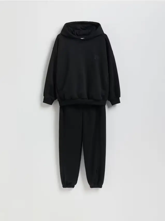 Reserved Completo in cotone - nero