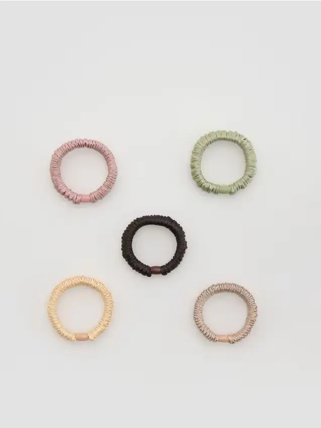 Reserved Confezione da 5 elastici per capelli - multicolore