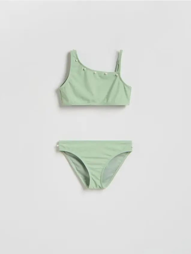 Costume da bagno due pezzi - verde polveroso