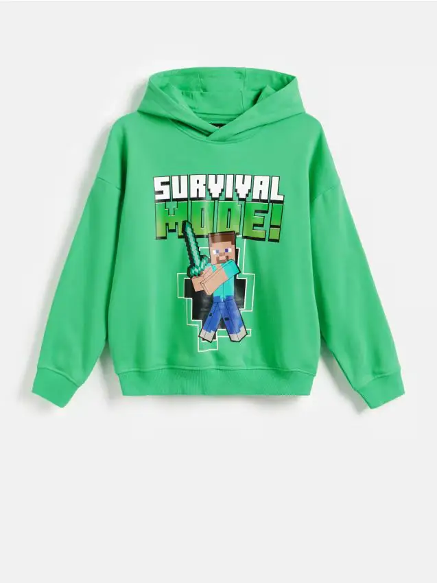 Reserved Felpa Minecraft - verde