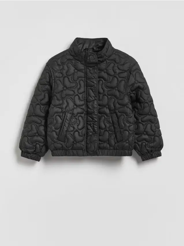 Reserved Giacca bomber trapuntata - nero