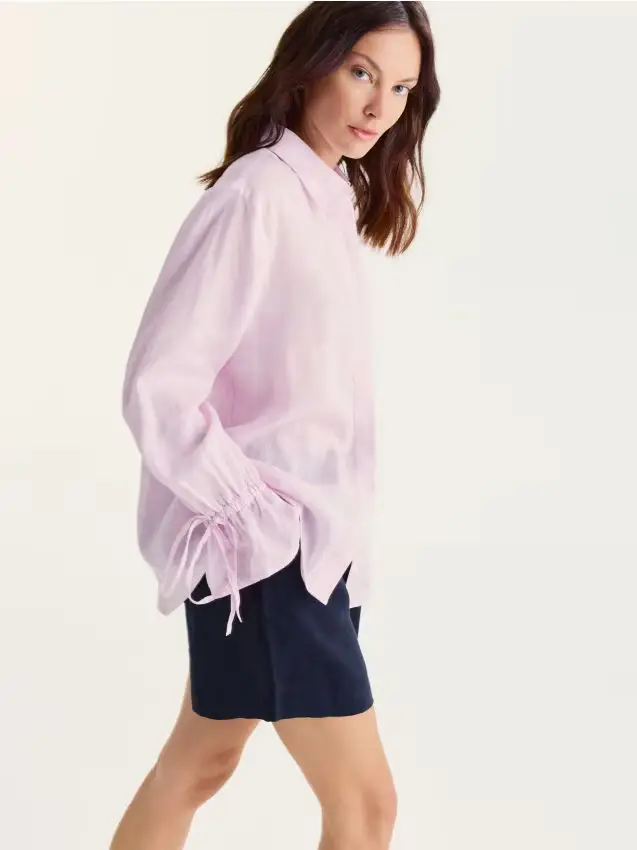 Reserved LADIES` SHIRT - rosa pastello