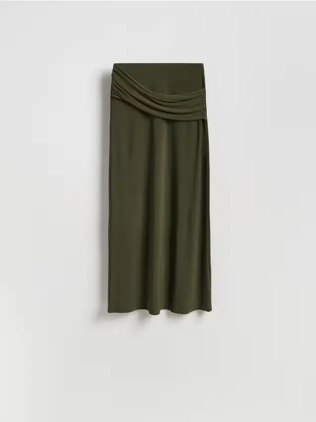 LADIES` SKIRT - verde polveroso