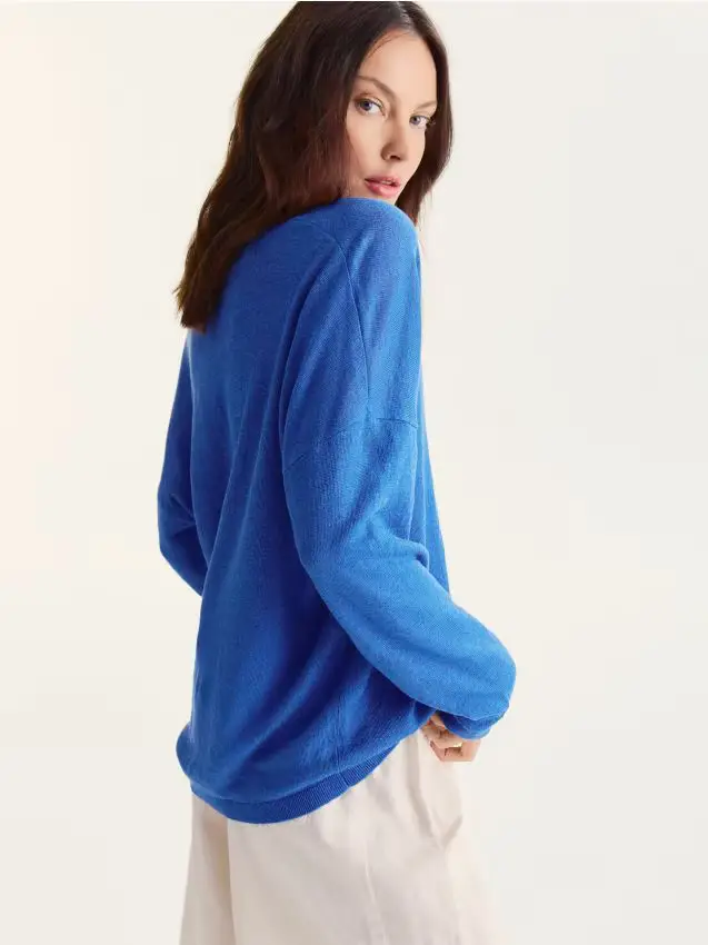 Reserved LADIES` SWEATER - blu