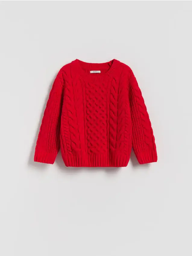 Reserved Maglione testurizzato - rosso