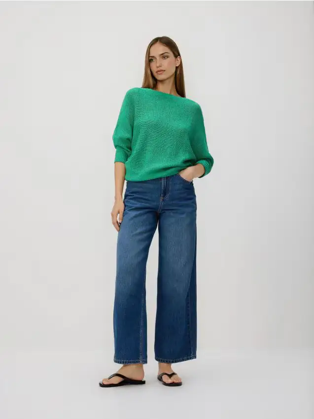 Reserved Maglione tinta unita - verde chiaro