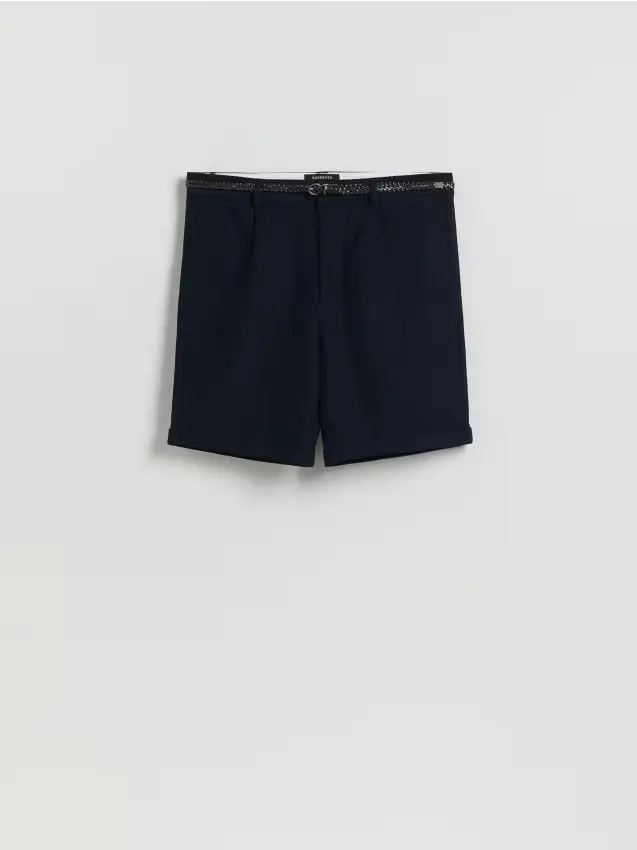 Reserved MEN`S SHORTS - blu scuro