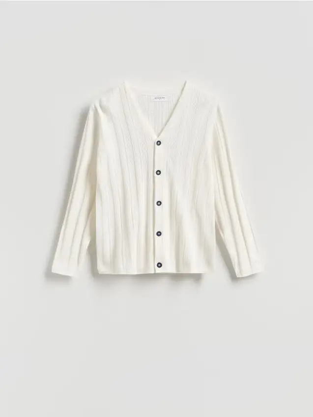 Reserved MEN`S SWEATER - bianco