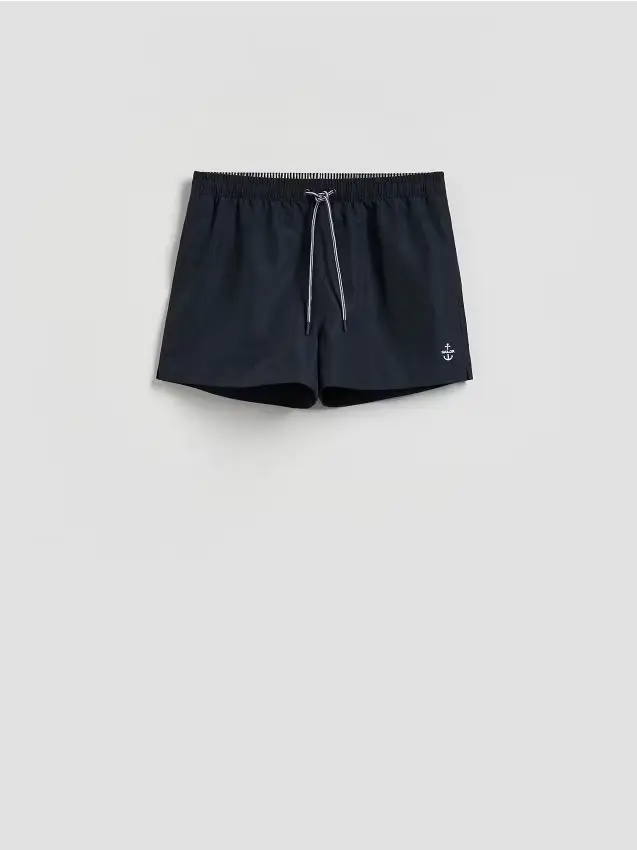 Reserved MEN`S SWIMMING SHORTS - blu scuro