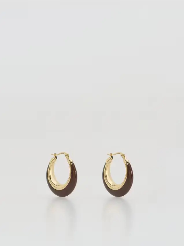 Reserved Orecchini Marrone 4805272