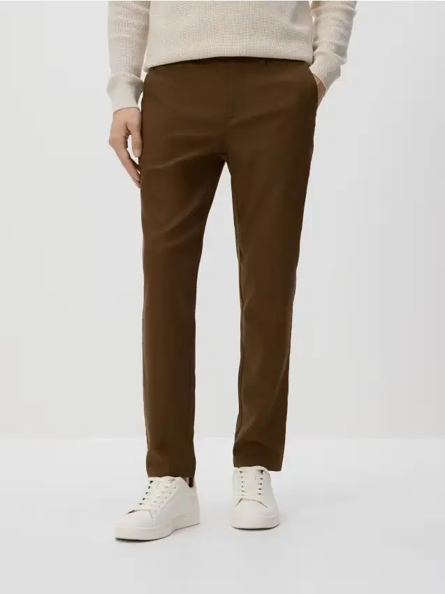 Reserved Pantaloni chino modello carrot - marrone dorato