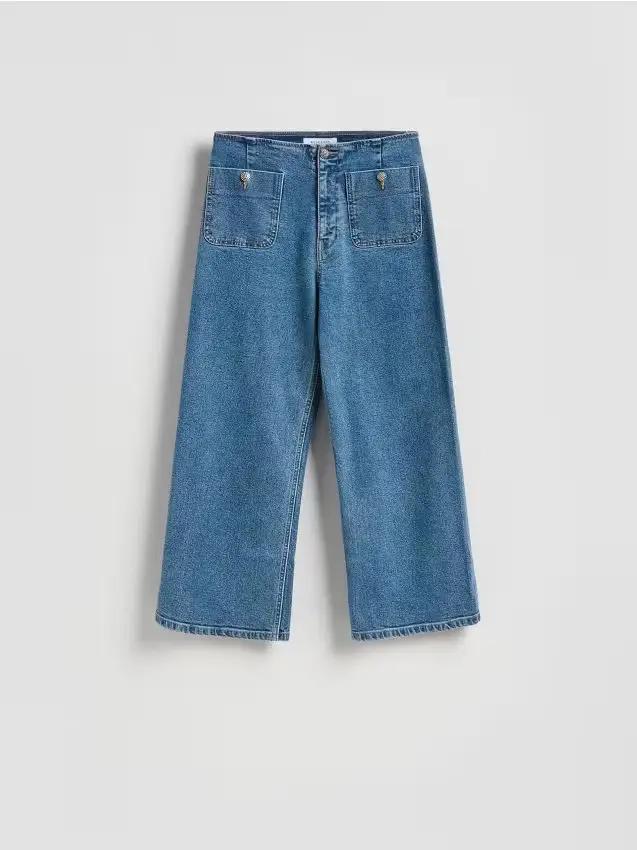 Reserved Pantaloni culotte - blu