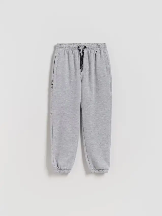 Reserved Pantaloni jogger in cotone - grigio scuro