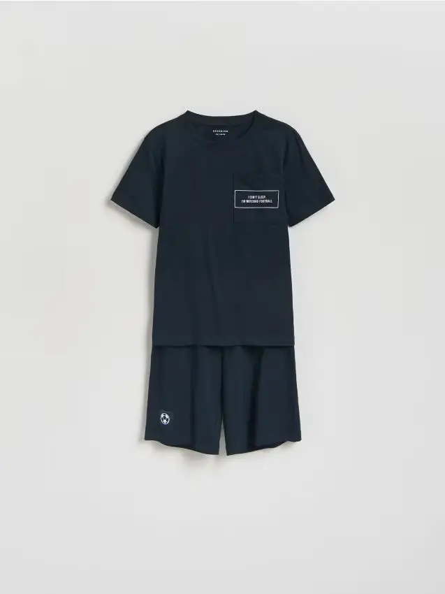 Pigiama due pezzi - blu scuro