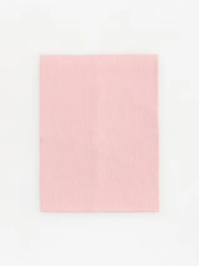Scaldacollo a coste - rosa cipria