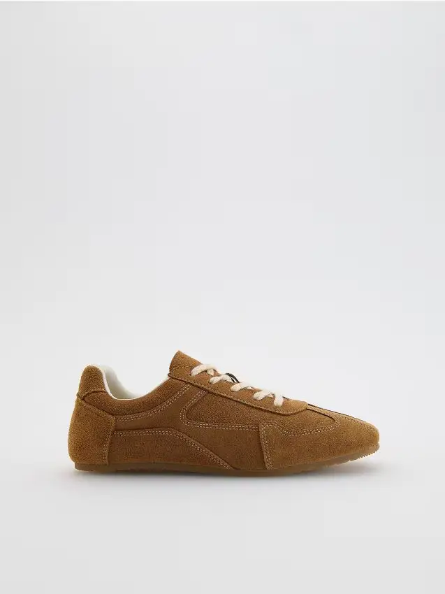 Sneaker scamosciate - beige