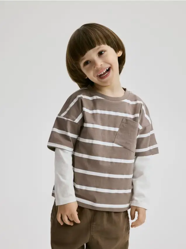 Reserved T-shirt Marrone 4592493