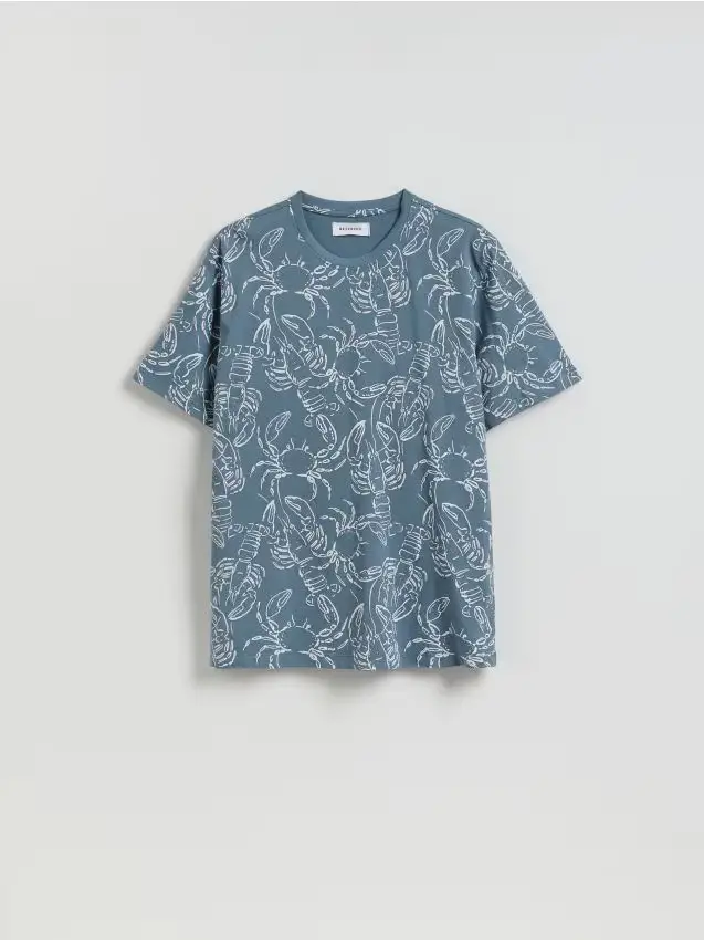 Reserved T-shirt regular fit - azzurro