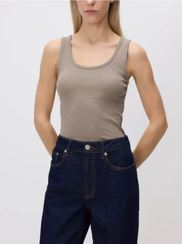 Reserved Top Beige 4805280